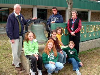 Original 1891 Liberty Bell" Replica Returns to Old School House